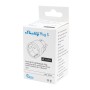 Shelly Plug S Gen3 Smart-Stecker in Schwarz, verpackt. Hausautomation mit Matter Unterstützung.