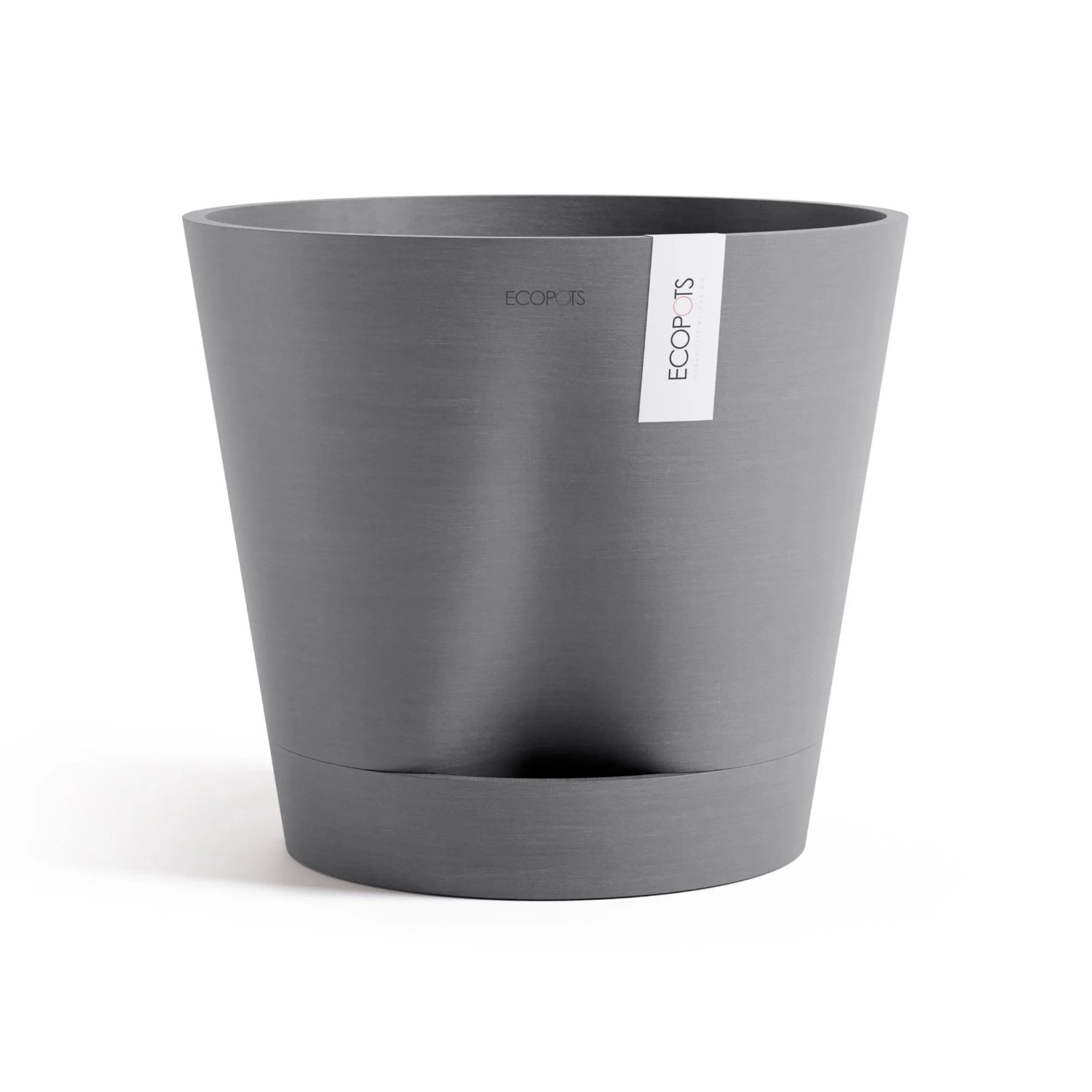 Ecopots Pflanztopf Venice 2 Grau 40 cm x 35 cm günstig online kaufen