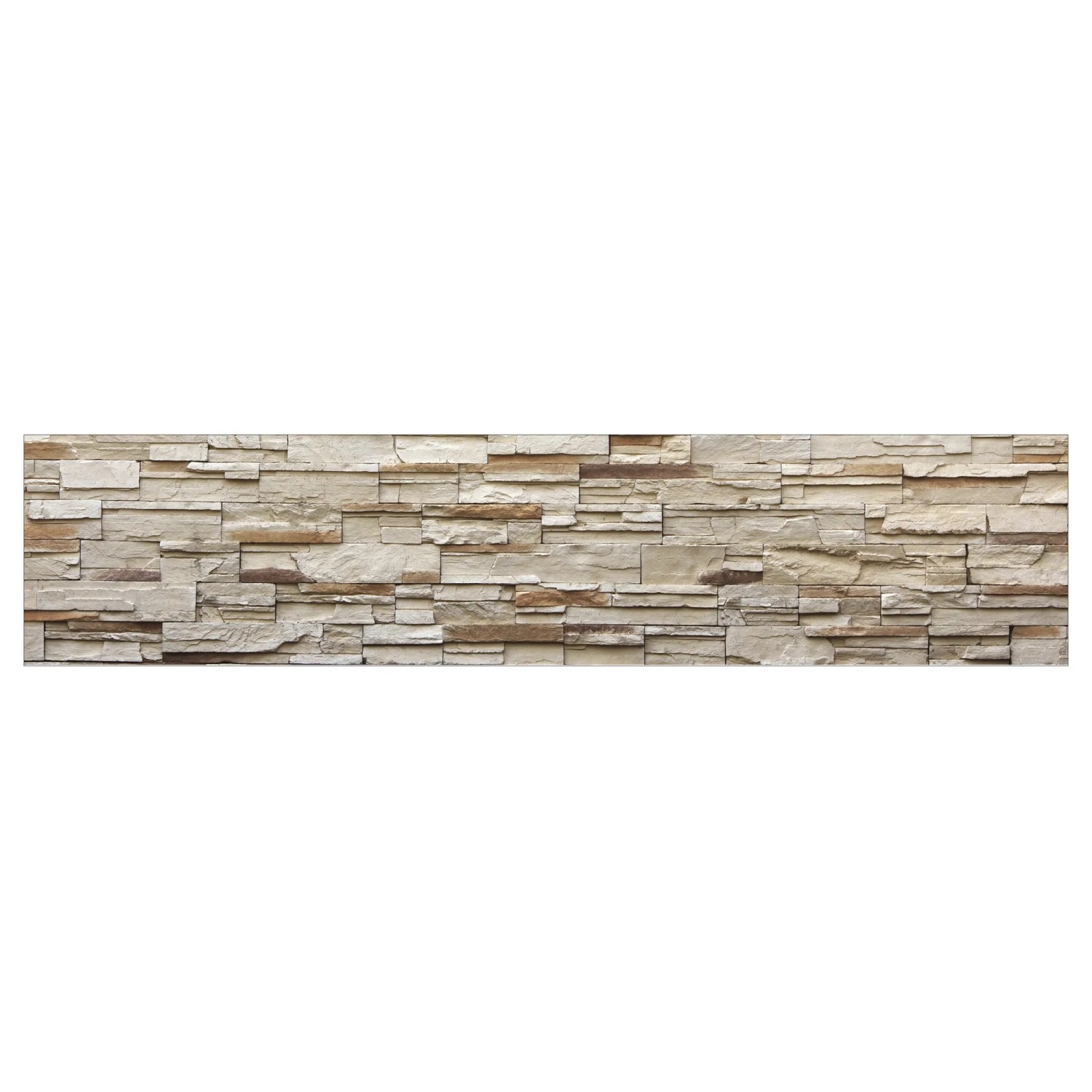 MySpotti Küchenrückwand Profix Cucina Rustical Bricks 270 x 60 cm Stein Hell