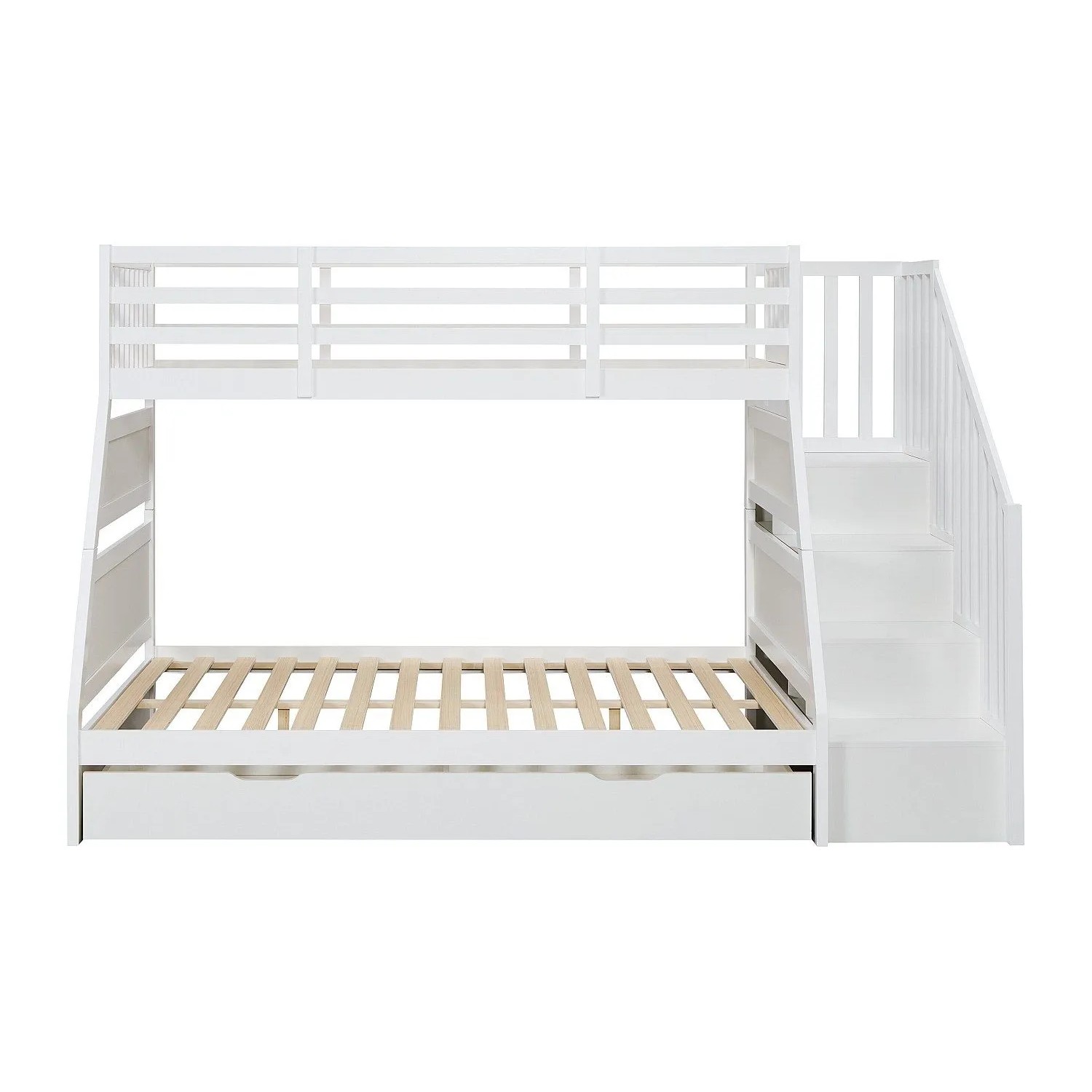 Vente-unique Etagenbett Lakayo Weiß 245 cm