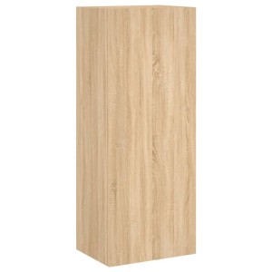 VidaXL Wandschrank, Sonoma-Eiche, Teil einer 5-tlg. Wohnwand