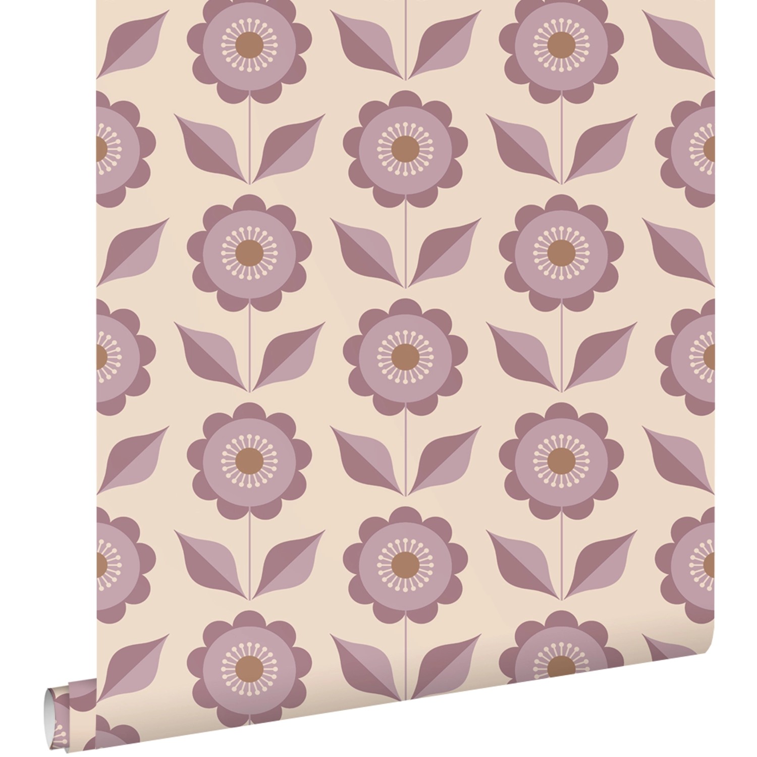 ESTAhome Tapete Blumen Lila 50 x 900 cm 130980 günstig online kaufen