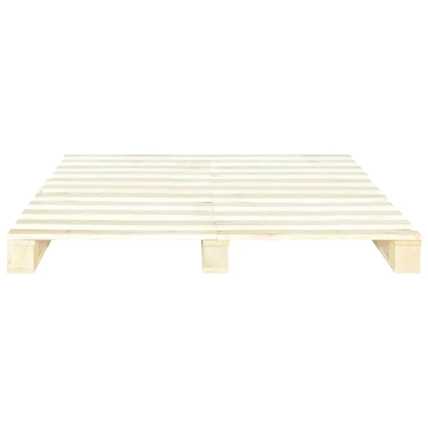 vidaXL Palettenbett Kiefer, 180x200 cm, naturbelassenes Holz Bettrahmen