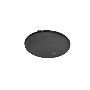 Runde, anthrazitfarbene Hunter Napfunterlage Selection Ø 38 cm für Hundenäpfe.