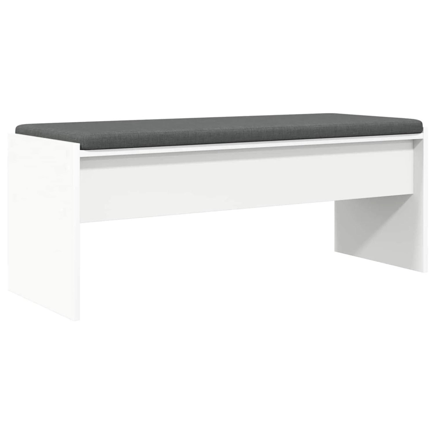 vidaXL Flurbank mit Kissen Weiß 103 x 38 x 40 cm 891560