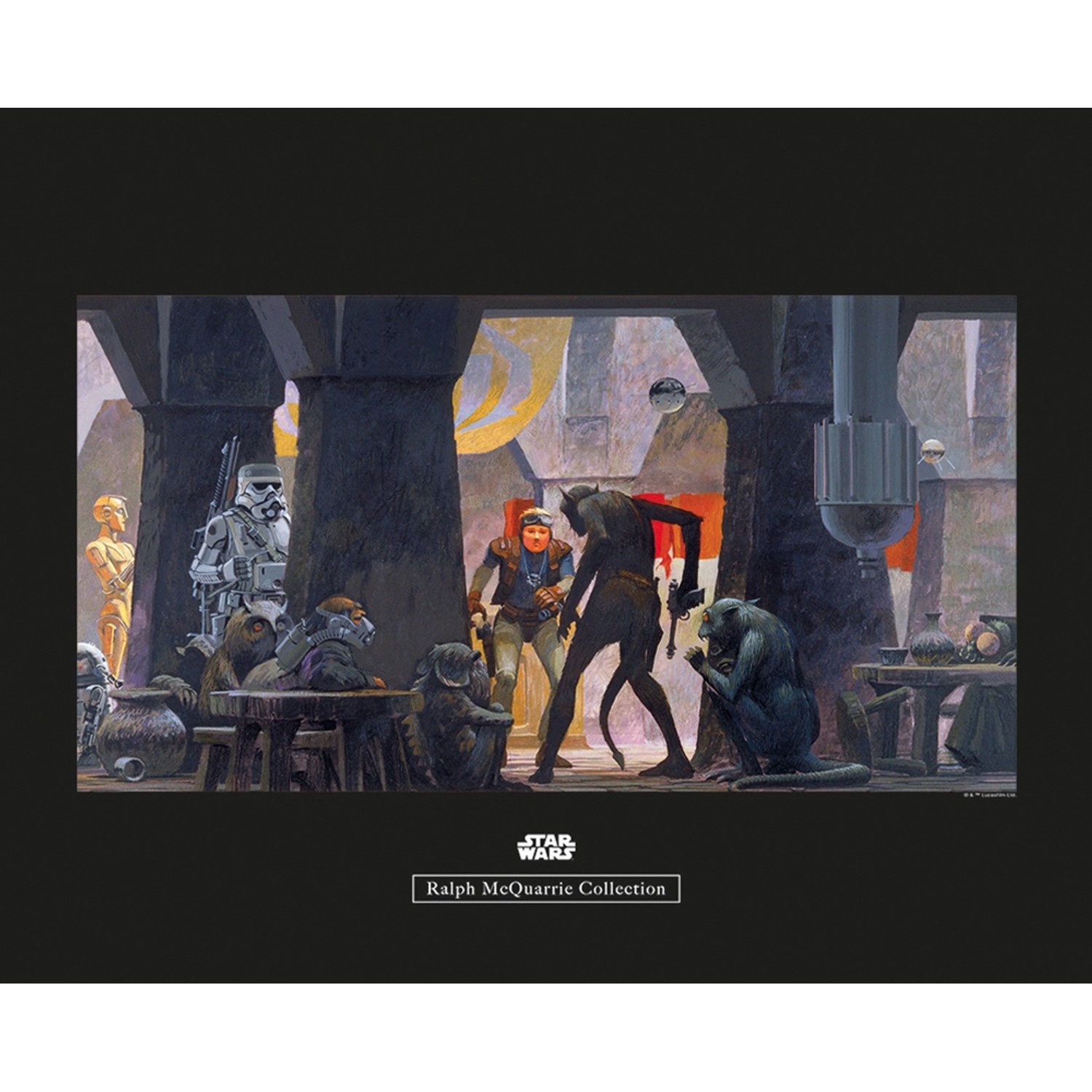 Komar Wandbild Star Wars Streets 50 x 40 cm günstig online kaufen