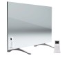 Klarstein Marvel Mirror Infrarotheizung, 600W, mit Spiegel, silbergrau, zur Wandmontage oder als Standgerät.