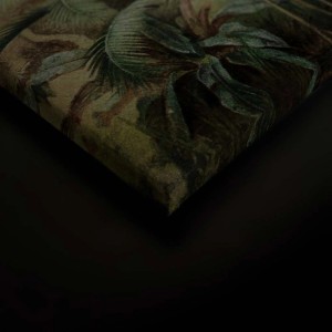 Bricoflor Leinwandbild Regenwald 120x80cm, grünes Dschungel Wandbild für Wohnzimmer.