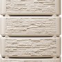 4rain Wandtank Slim Stone Decor 500 l, sandbeige, mit Steinoptik und Auslaufhahn.