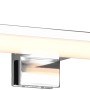 Chromfarbene Trio LED-Spiegelleuchte Lino, 60x600x105 mm, für Bad und Wohnraum.