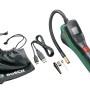 Bosch EasyPump Akku-Druckluftpumpe mit Zubehör und Tasche.