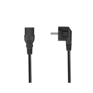 EcoFlow AC-Ladekabel mit Schuko-Stecker, 1,5 m, für Powerstation. Schwarz.
