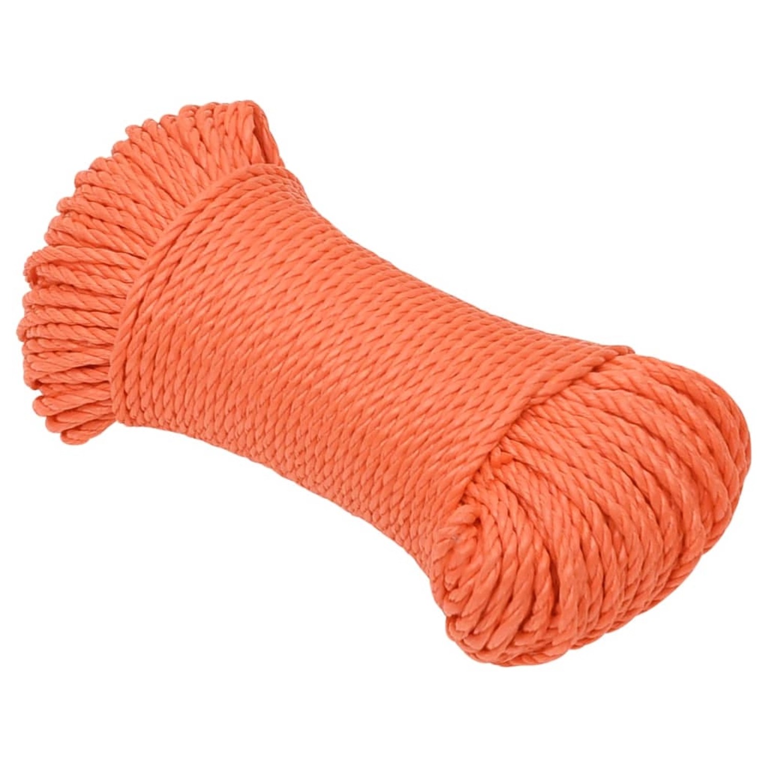 vidaXL Arbeitsseil Orange 8 mm 50 m Polypropylen 152929