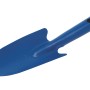 Blaue LUX Blumenkelle Classic aus Metall mit Aufhängeöse für Gartenarbeiten.