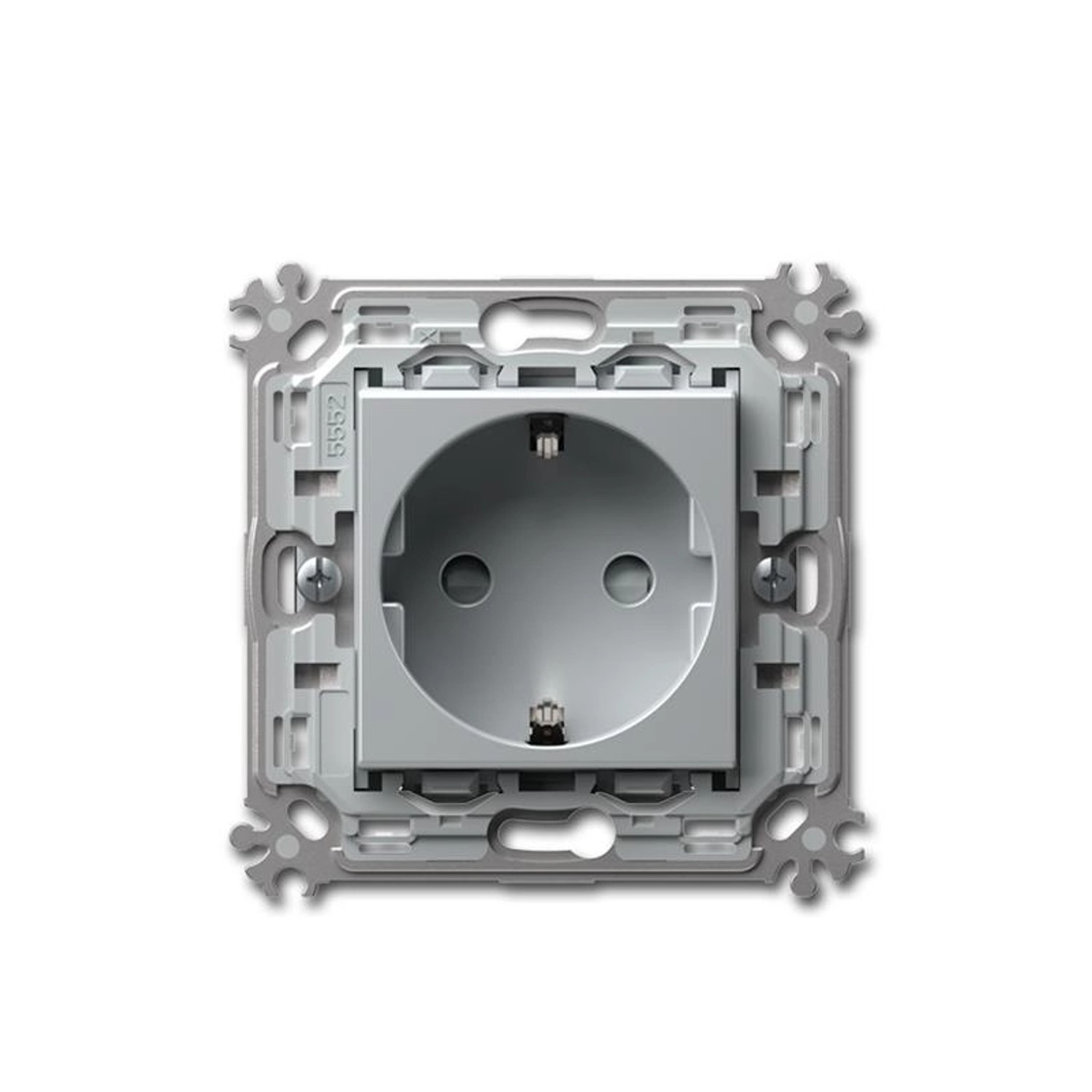 TEM MODUL PLUS Schuko Steckdose Silber 250V16A UP günstig online kaufen
