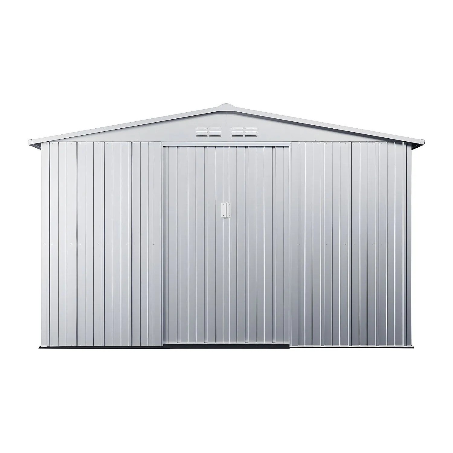 Vente-unique Schrebergartenhaus Linus Hellgrau 302 cm