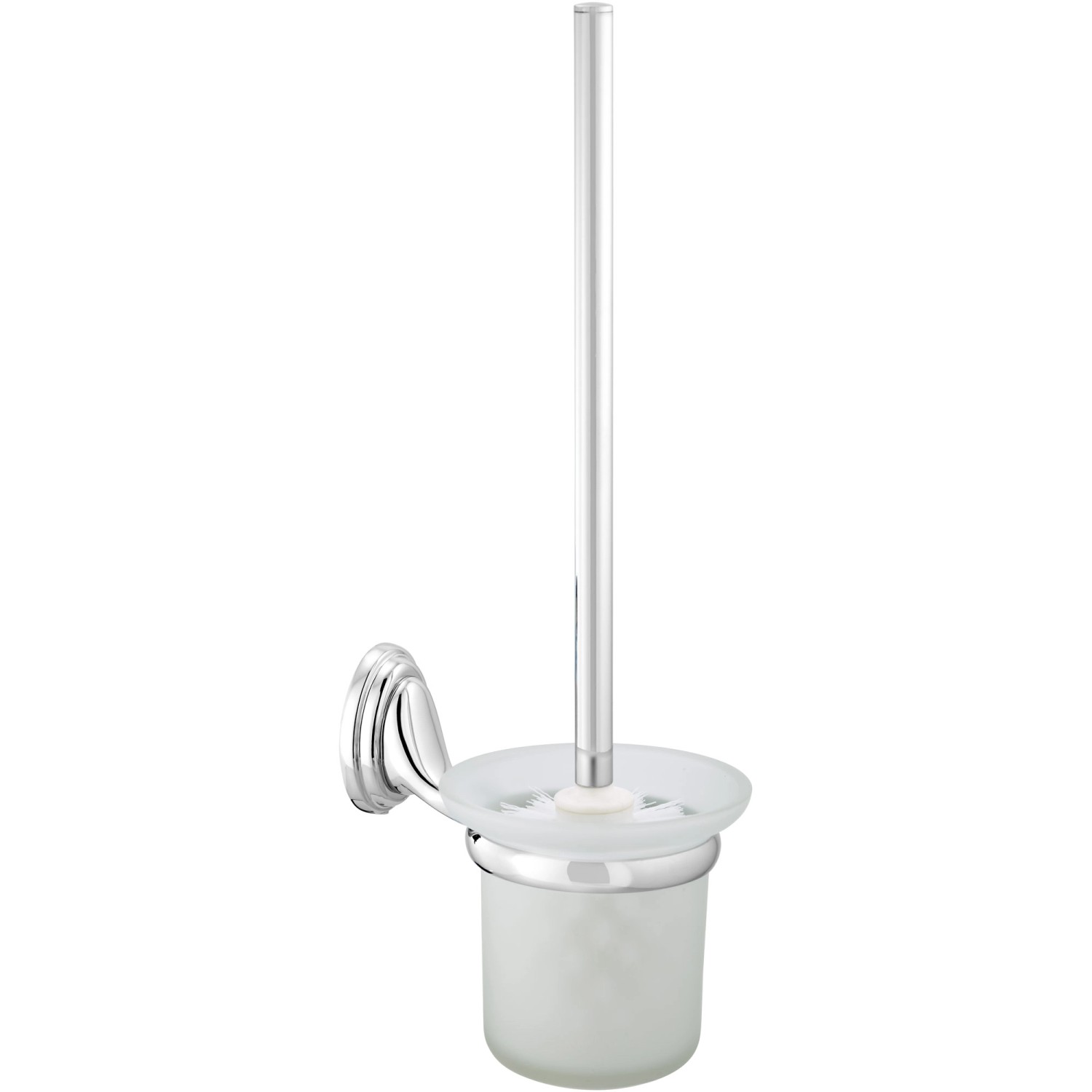CMI WC-Bürstengarnitur S200 aus Milchglas mit verchromter Halterung günstig online kaufen