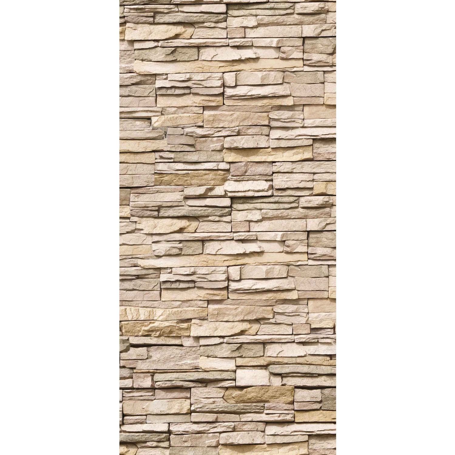 Schulte Duschrückwand DecoDesign Stein Verblender-Hell, 255x150cm, mit Steinoptik.