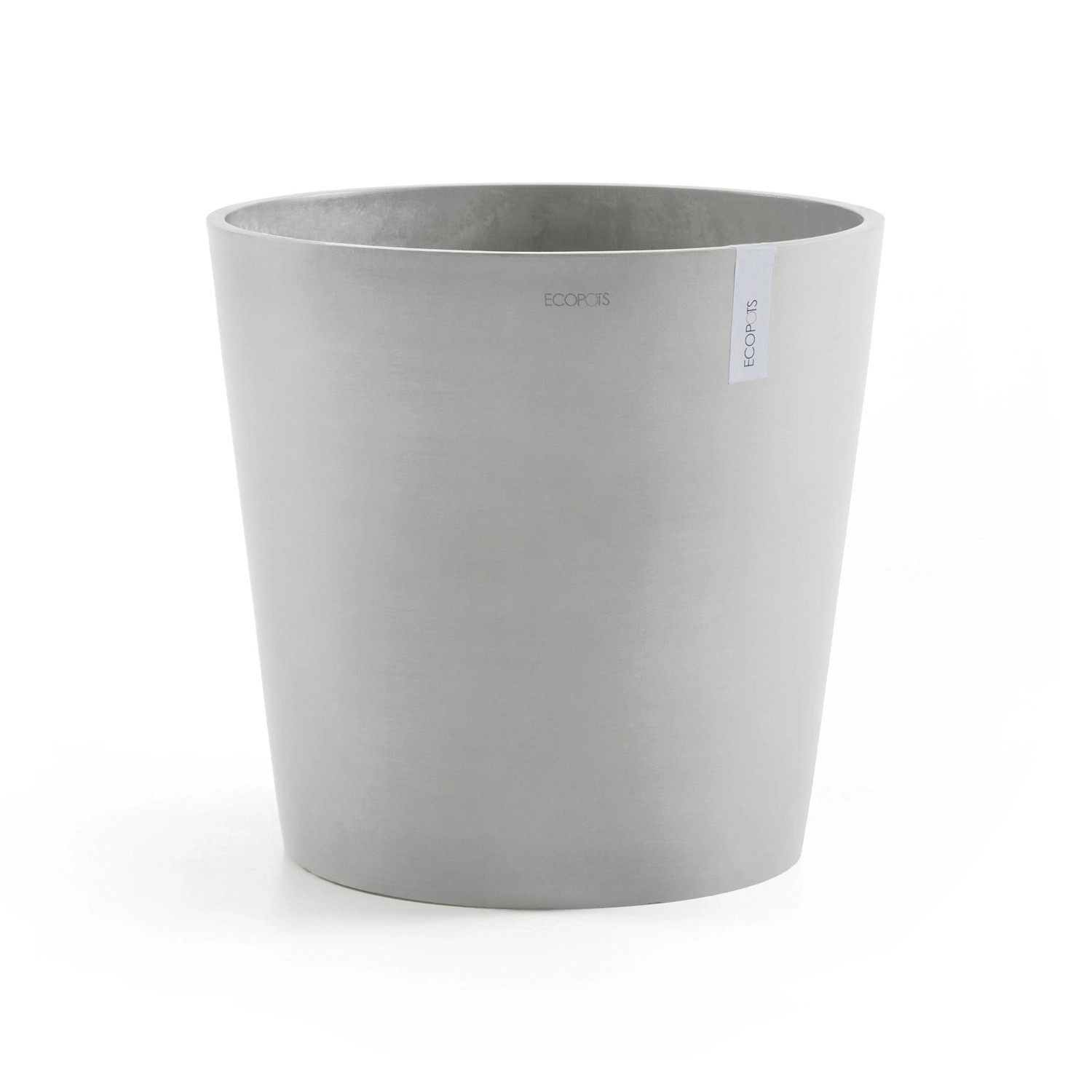 Ecopots Pflanztopf Amsterdam Weißgrau 50 cm x 43,8 cm günstig online kaufen