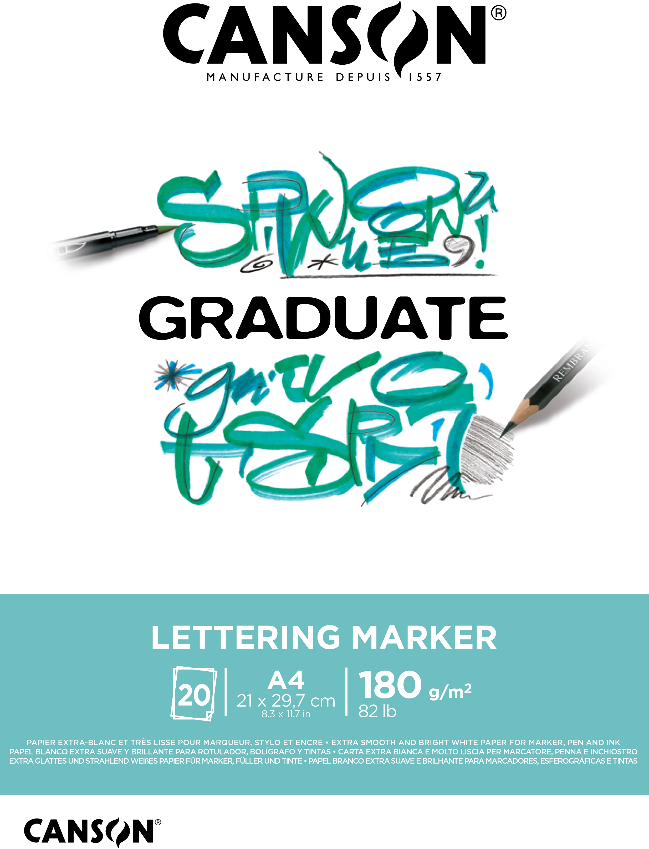 Canson Graduate Lettering Marker Pads