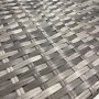 Detailansicht der grauen Lounge-Eckgruppe Cadiz mit Geflechtstruktur.