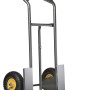 Sackkarre Rollax 946 G mit klappbarer Schaufel, 200 kg Traglast, gelbe Griffe.
