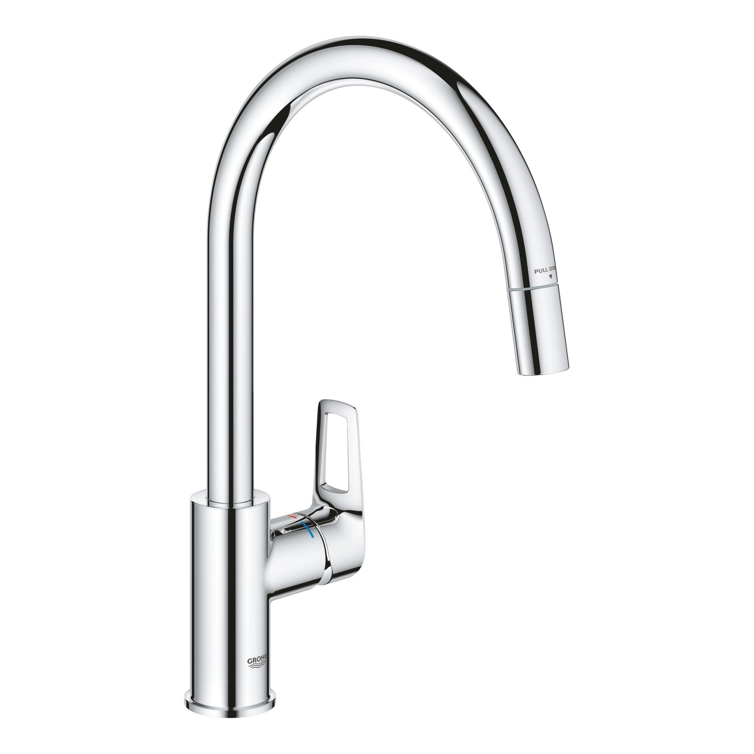 Grohe QuickFix Einhebel-Spültischarmatur Start Loop Chrom mit Brause günstig online kaufen