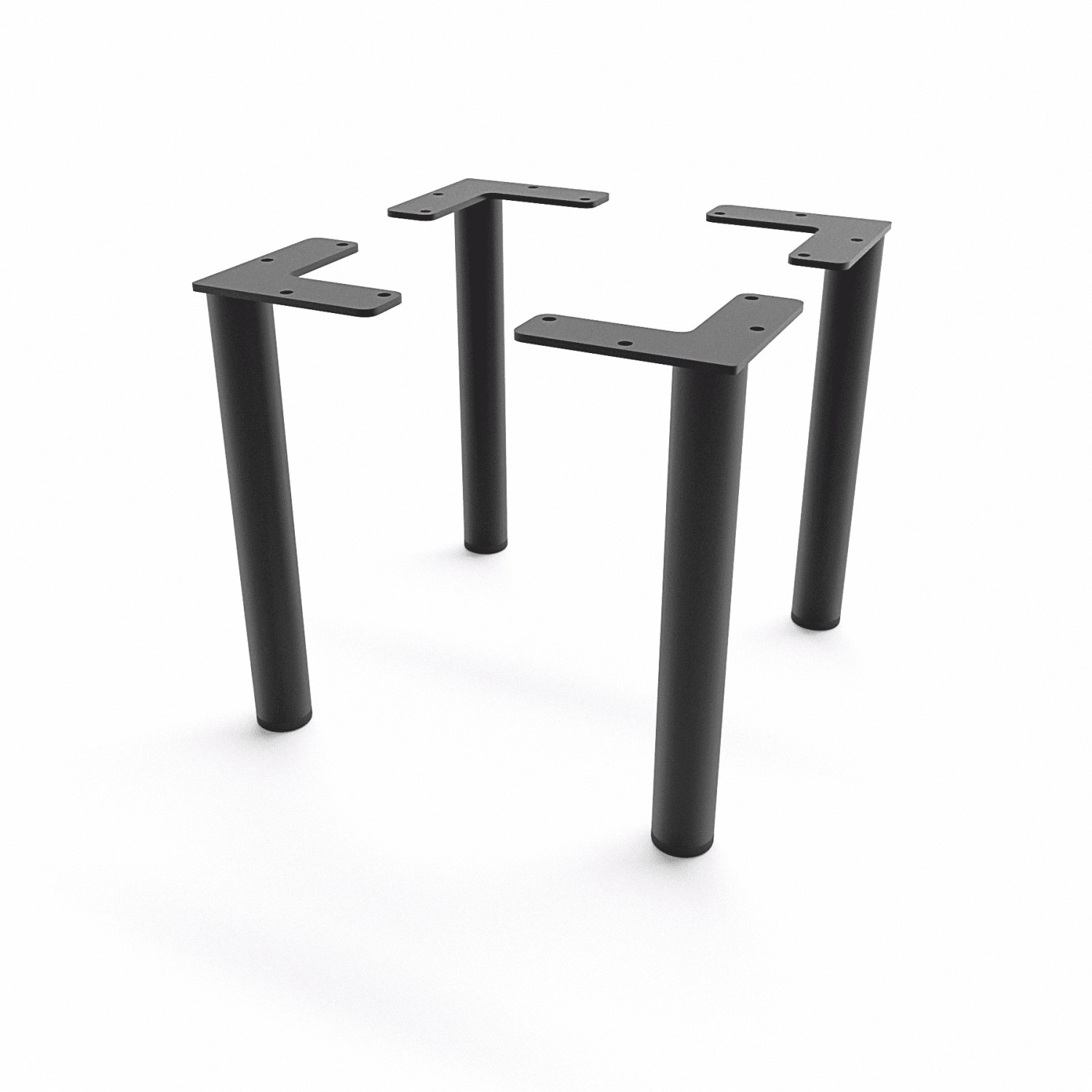 HEVVA Möbelfüße LINZ Schwarz 20 cm Hoch 4er Set