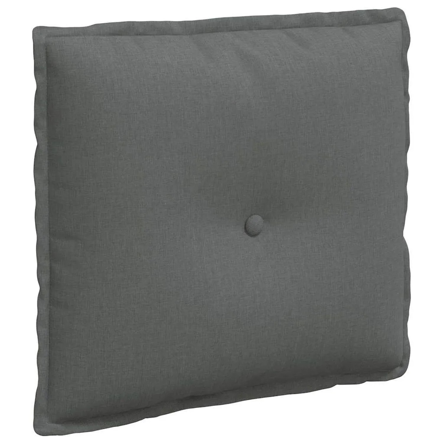 vidaXL Rückenkissen Dunkelgrau 50 x 19 x 45 cm Stoff 42014616