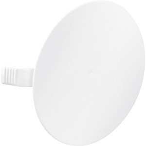 Weißer Kaiser Federdeckel Ø 60mm zum Abdecken von Unterputzdosen.