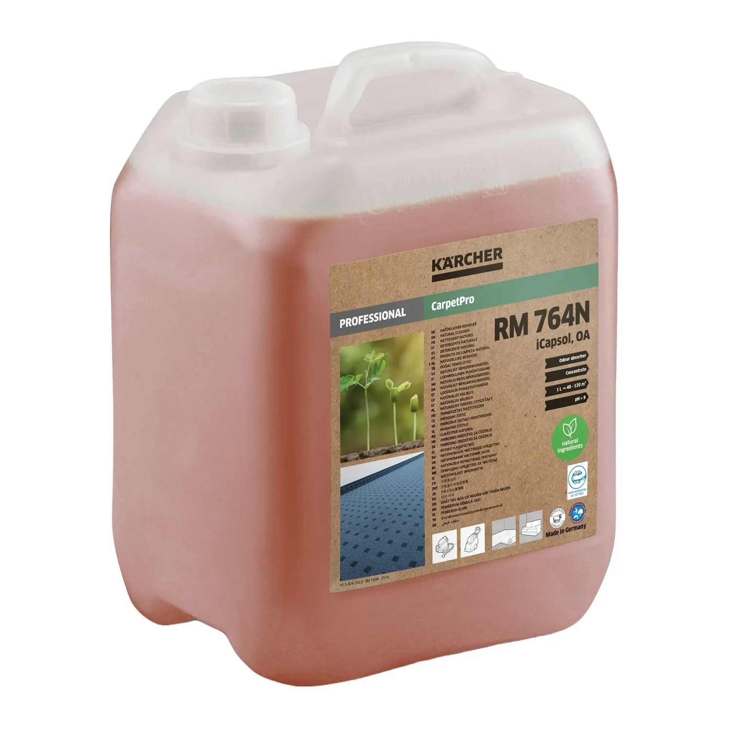 Kärcher Carpetpro Teppich Imprägnierung RM 762 - 5 Liter Schmutzschutz | Für Textilien & Polster