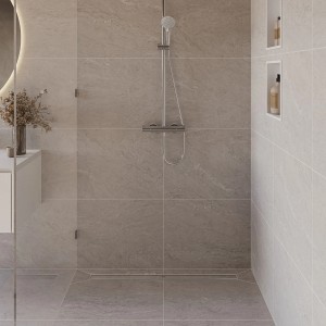 Hansgrohe Duschrinne-Set RainDrain Allround 80 cm Silber