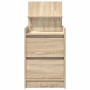 vidaXL Nachttisch mit 2 Schubladen Sonoma-Eiche 38x34x80 cm 861359_6