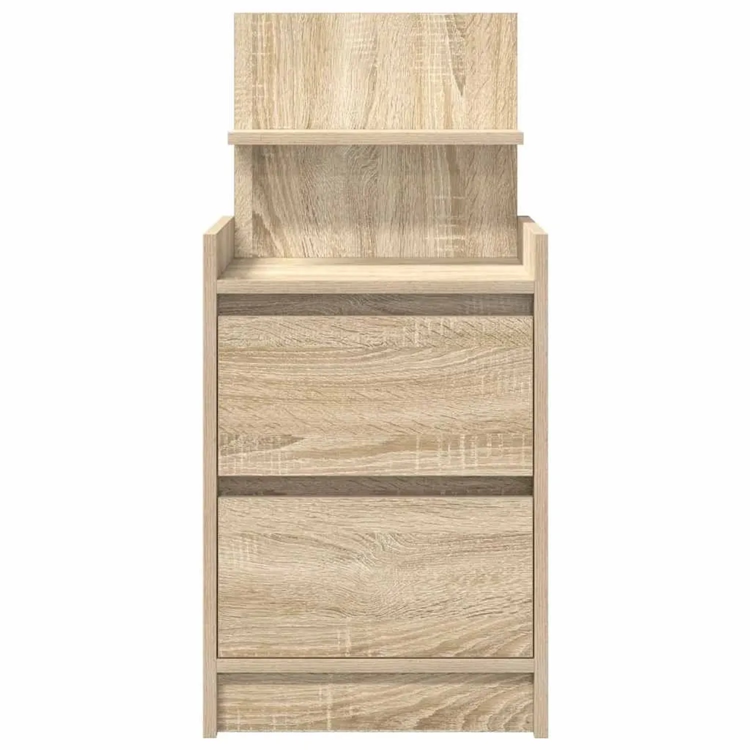 vidaXL Nachttisch mit 2 Schubladen Sonoma-Eiche 38x34x80 cm 861359_6