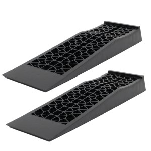 2er Set TRUTZHOLM Auffahrrampen aus Kunststoff, 5t Traglast für PKW, Wohnwagen.