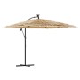 vidaXL Sonnenschirm mit Stahlmast Braun 269x269x235 cm 4005078