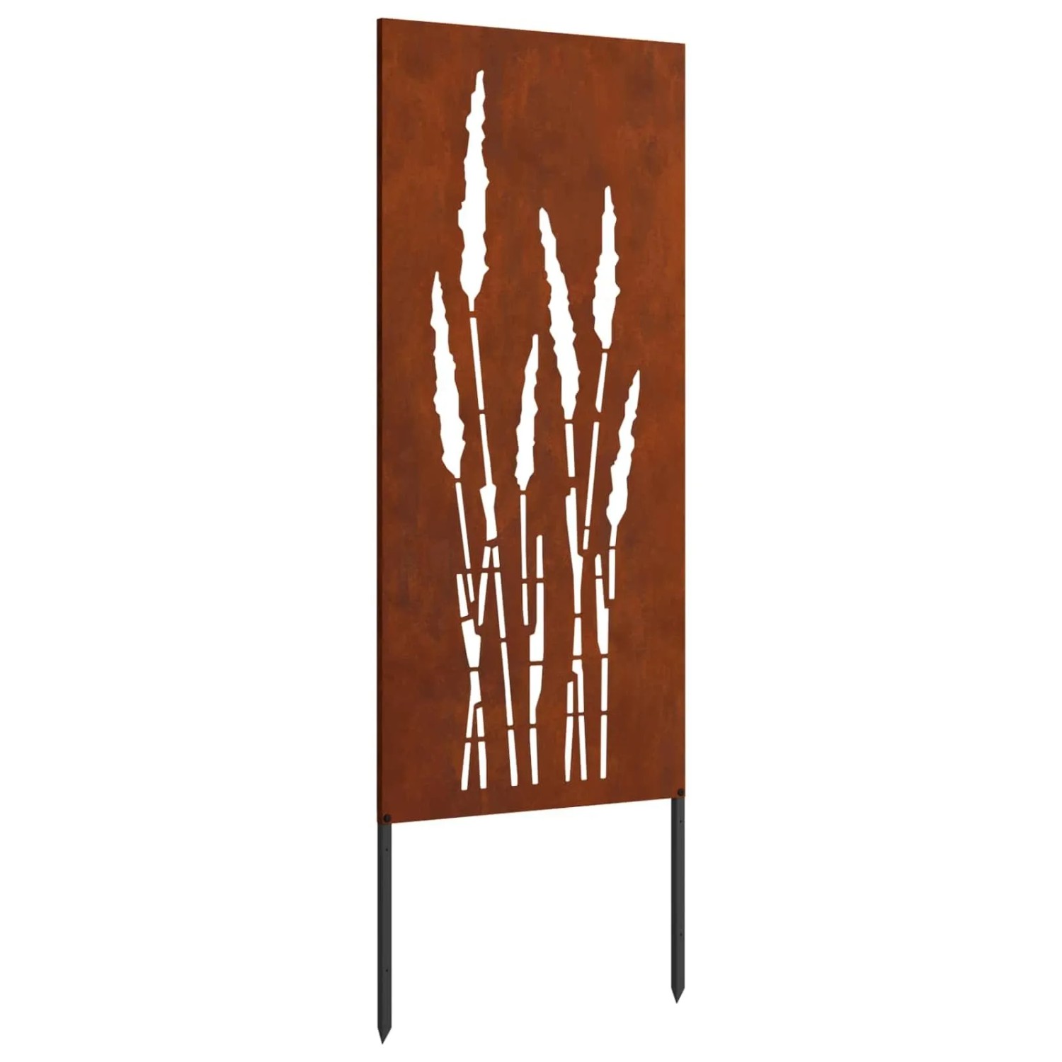 vidaXL Garten Sichtschutz-Leinwand Rostig 50 x 140 cm Wetterfeststahl 876314