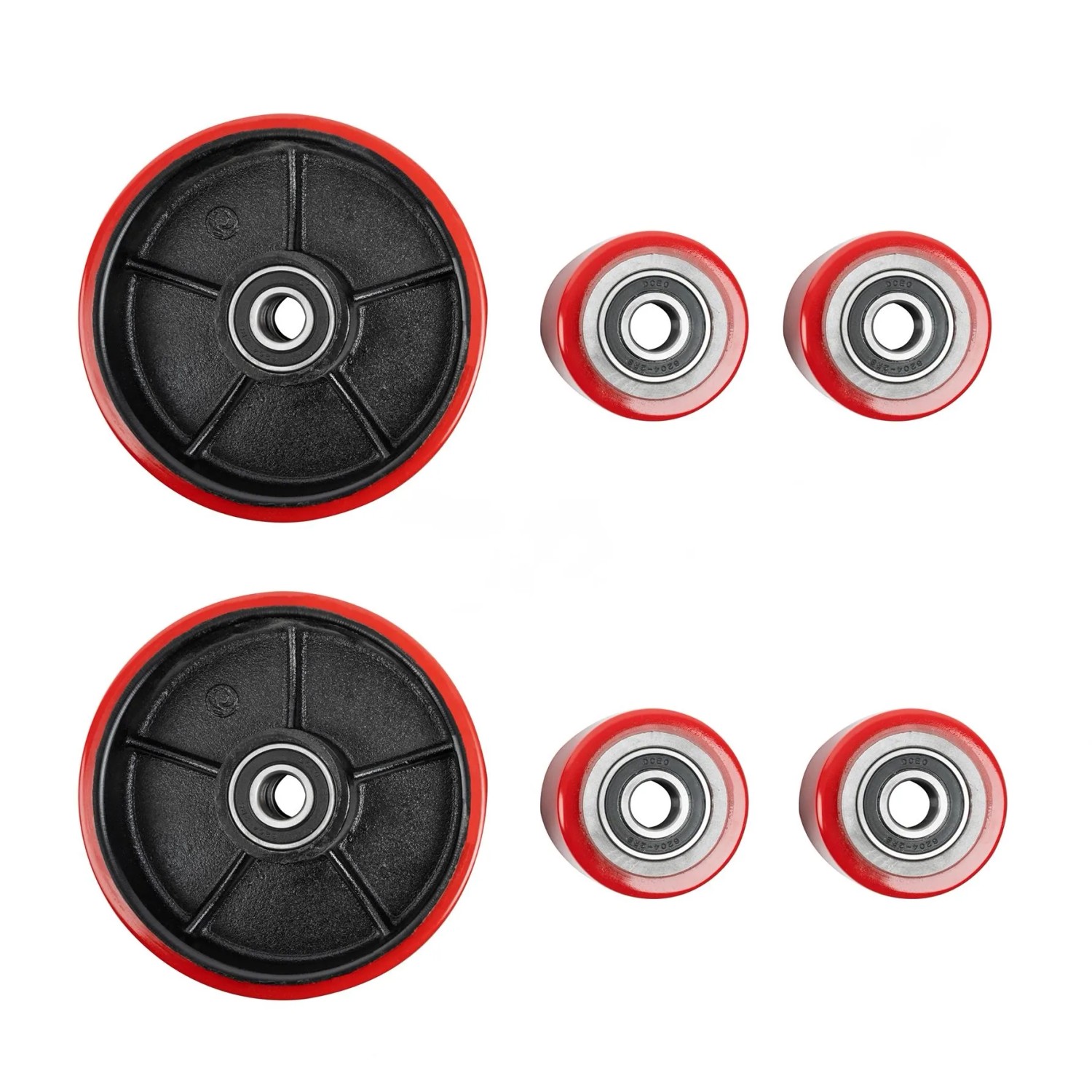 Güde Radwechsel-Kit PU Polyurethan Schwarz-Rot