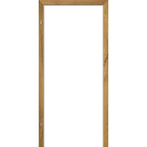 Radex Türzarge Modern, Eiche Braun, verstellbar, für Innentüren. Holzstruktur sichtbar.