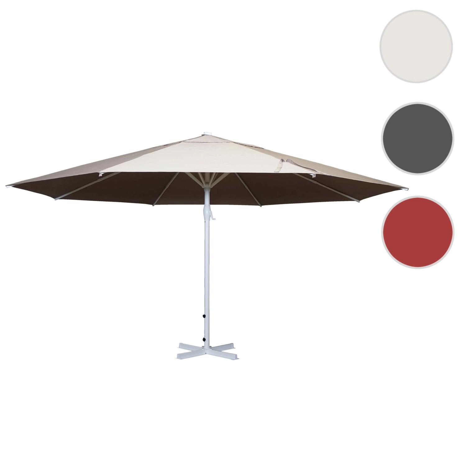 MCW Sonnenschirm Carpi II Ø 5m Cremebeige ohne Ständer kaufen bei OBI