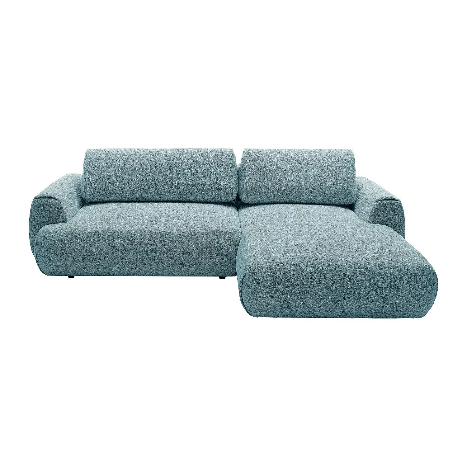 Vente-unique Schlafsofa Monelia Blau 270 cm