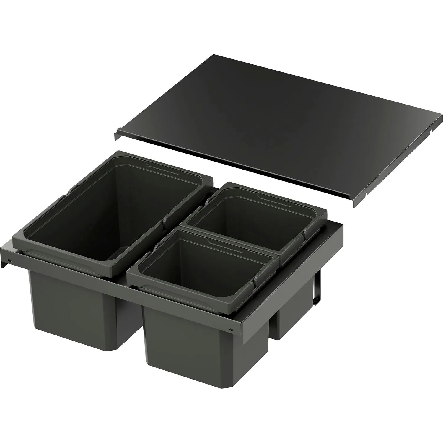 Vauth-Sagel Abfalltrennsystem Envi Flex Xs-216 Korpusbreite 600 mm 1x13, 2x6, Lava