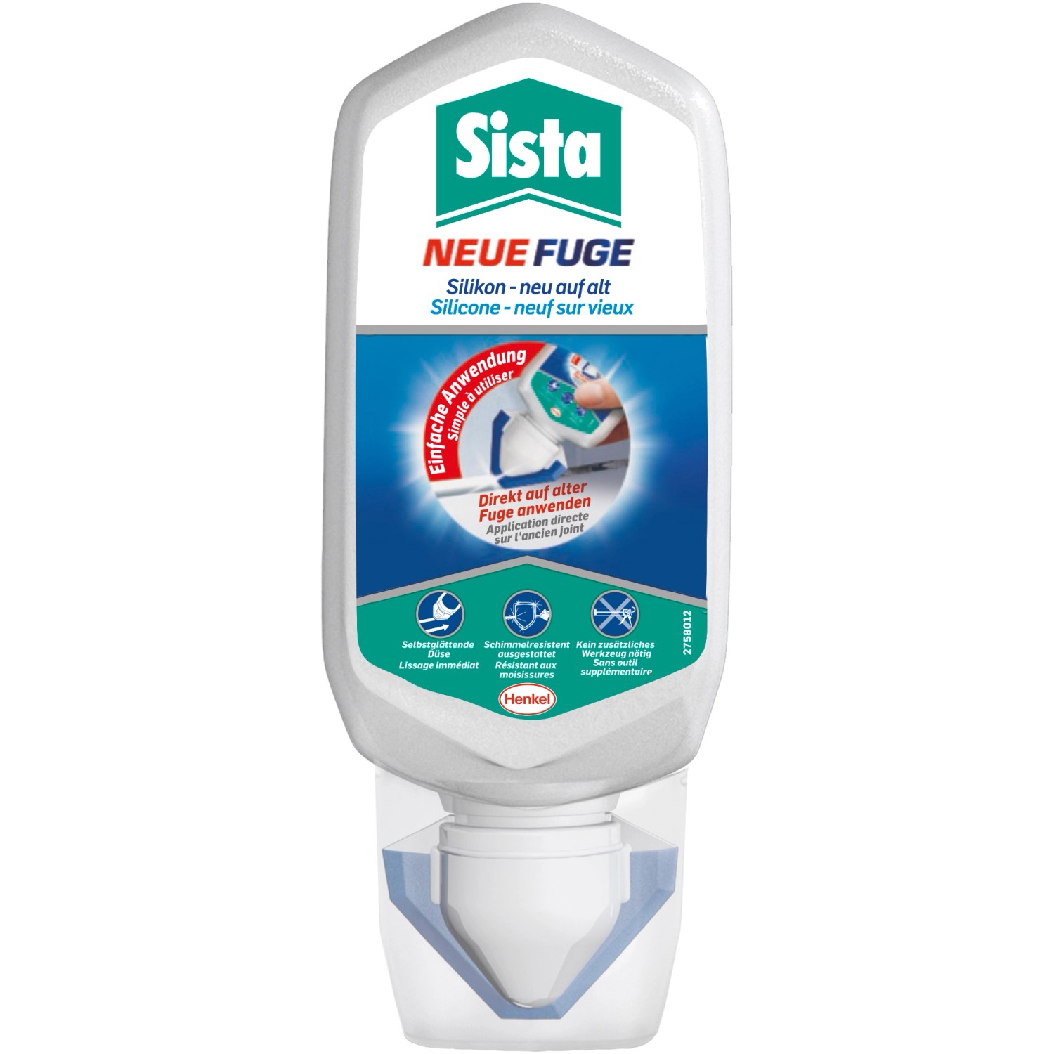 Sista Sanitärsilikon Neue Fuge 80 ml Standtube Weiß