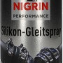 Nigrin Silikon-Gleitspray HyBrid 200ml, Autopflege für Kunststoffe, Gummi und Metalle.
