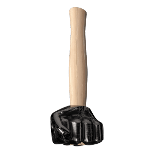 The Metalist THE HAMMER Schwarz chromatiniert gesandstrahlt Esche