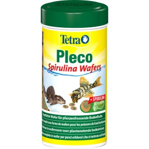 Tetra Pleco Algae Wafers 250ml: Algenfutter für Welse und pflanzenfressende Fische.