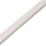 Alberts Führungsschienenprofil aus Kunststoff, 6,5x10x2000 mm, für Schiebetüren und Schubladen.