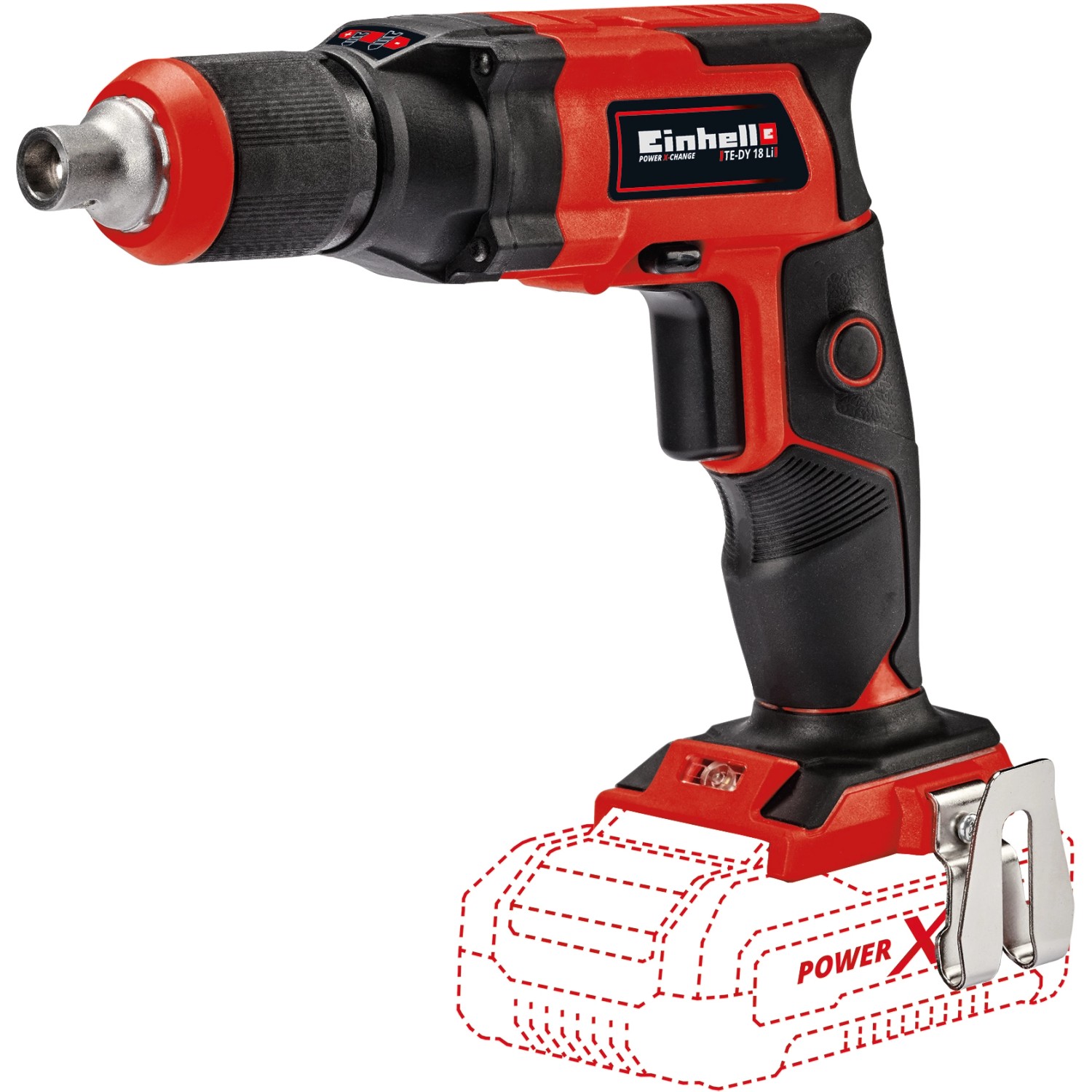 Einhell 18 V Akku-Trockenbauschrauber Power X-Change TE-DY 18 Li Solo mit Koffer