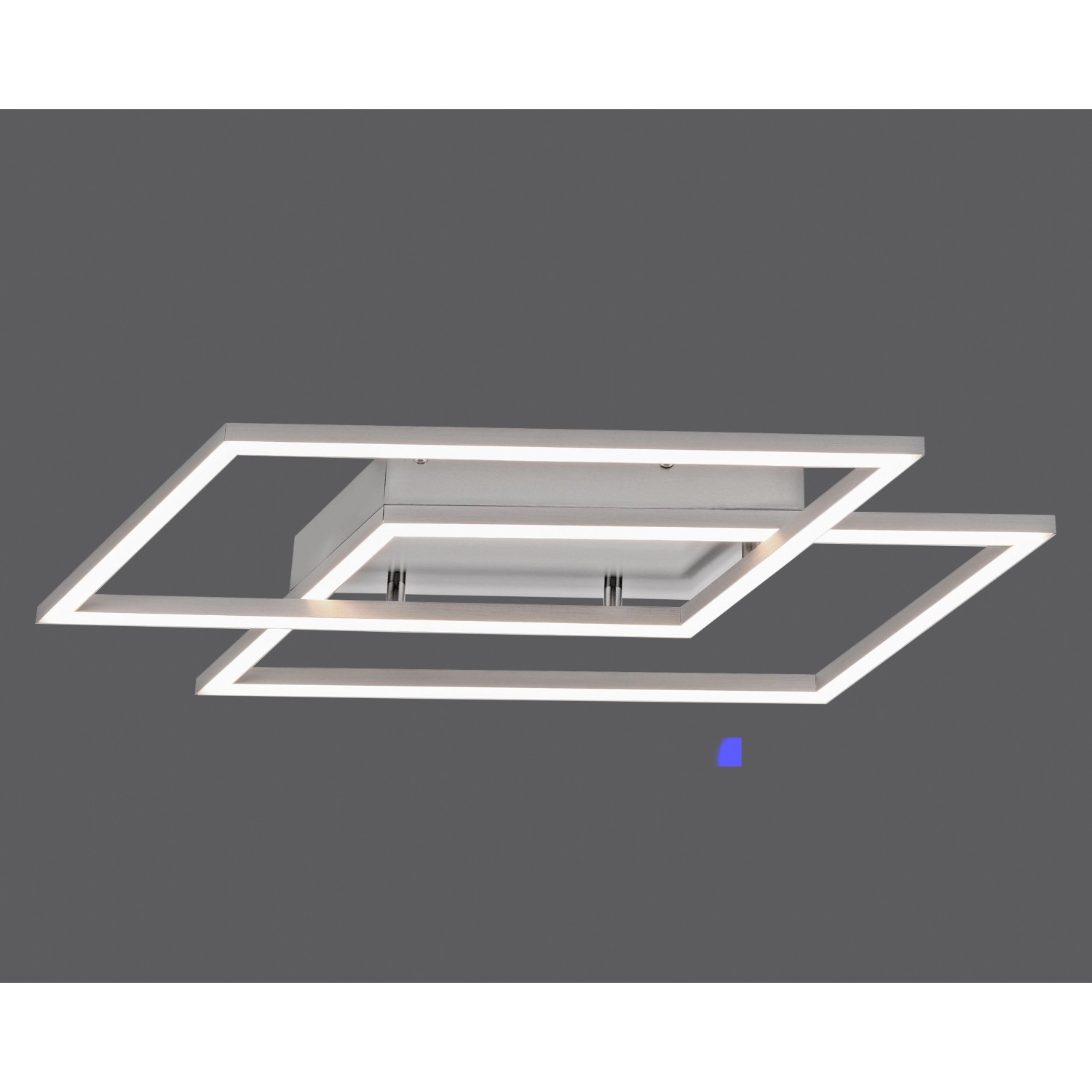 Paul Neuhaus LED-Deckenleuchte Inigo Stahl 2-flammig 53,8 cm x 24,2 cm