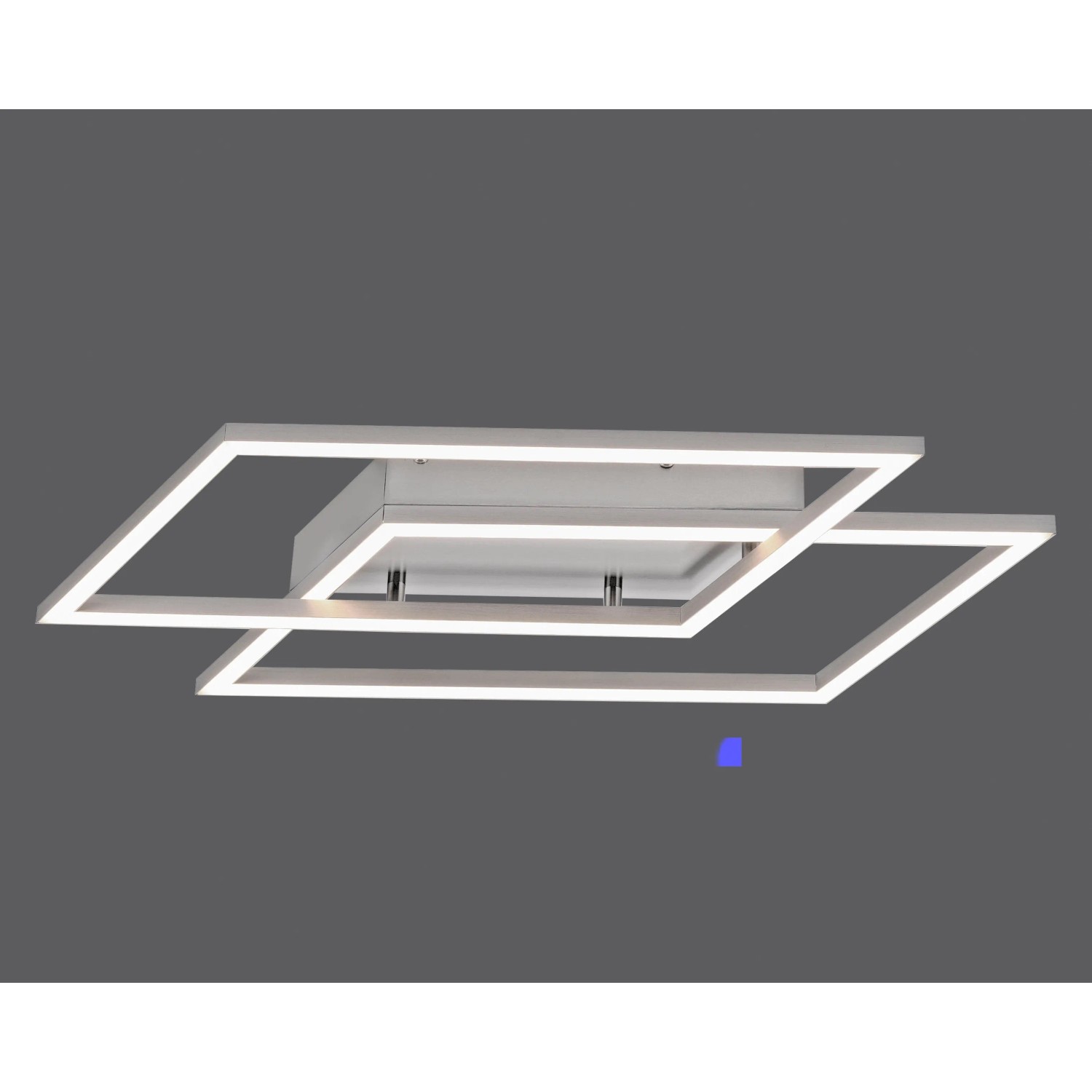 Moderne LED-Deckenleuchte Inigo von Paul Neuhaus aus Stahl, 53,8x24,2cm, dimmbar.